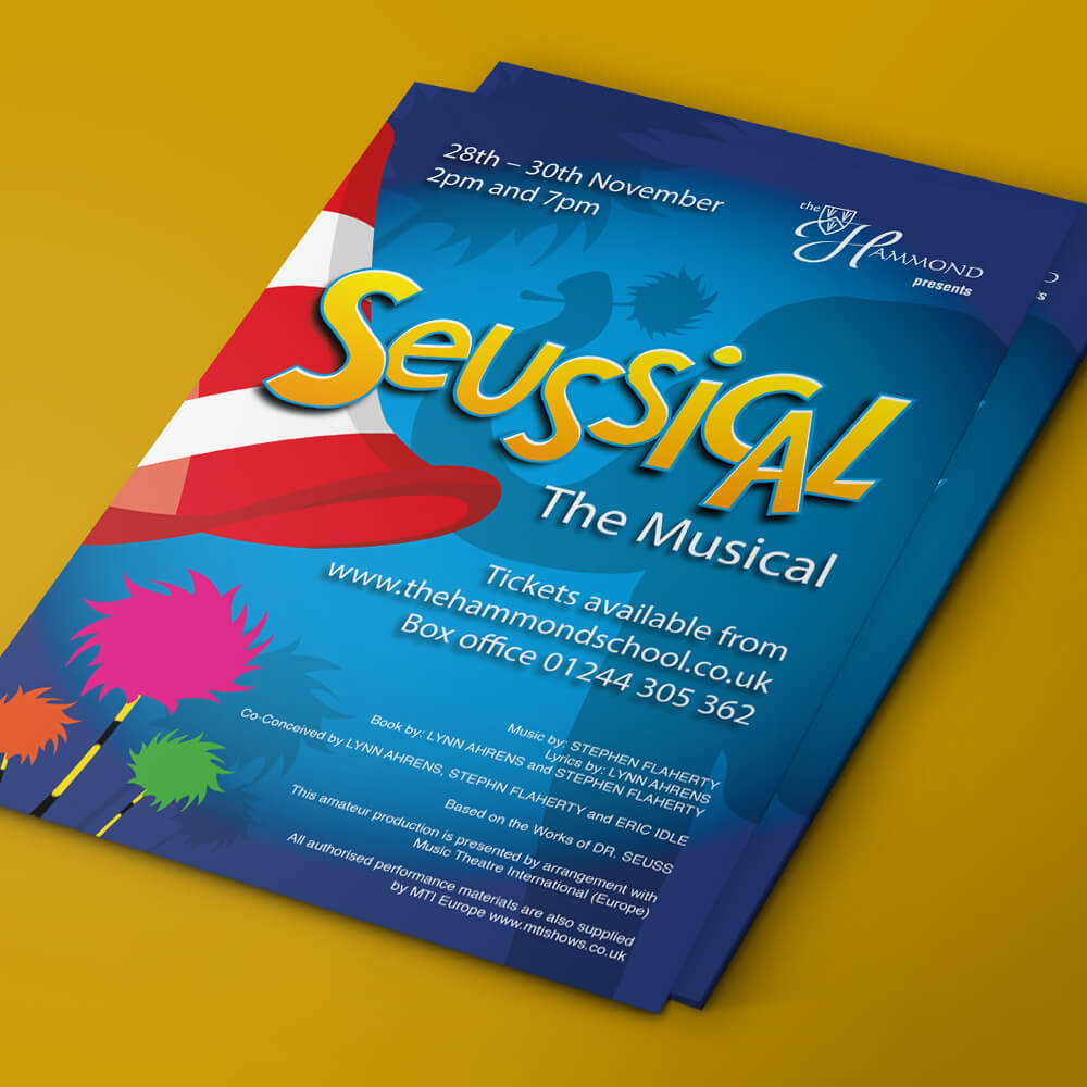 Seussical leaflets