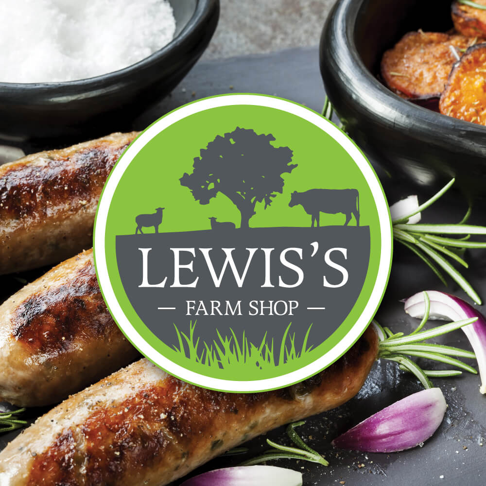 Lewis's Farm Shop brand design